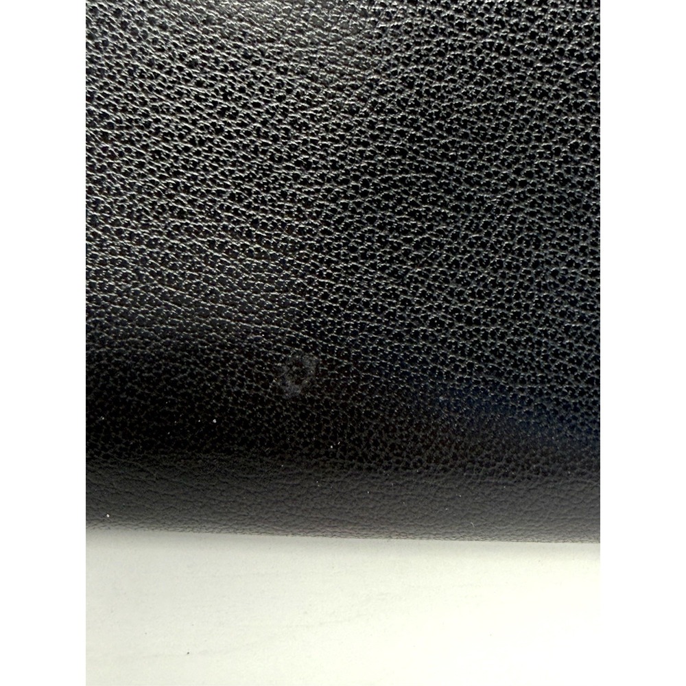 Ralph Lauren Black Leather Zip Around Folding Continental Wallet Clutch - Picture 4 of 10